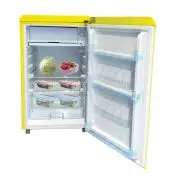 DCG Eltronic MF100Y Frigorifero con Congelatore Libera installazione Monoporta 100 L Giallo Linea Retrò