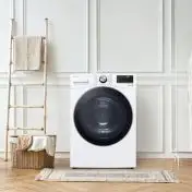 LG RH18U8AVCW Asciugatrice 18kg Pompa di calore DUAL Inverter Serie U8 Direct Drive AI Dry Wi-Fi Allergy Care A+++ 