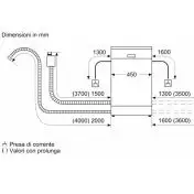 Bosch SPS6YMI14E Lavastoviglie slim da libera installazione 45 cm Acciaio spazzolato anti-impronta