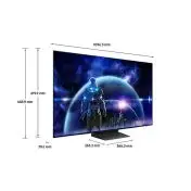 Samsung QE48S90DAEXZT Televisione Smart TV 48 Pollici Oled 4K Graphite Black Processore NQ4 AI GEN2 Self-illuminating pixels Laser Slim Design Dolby Atmos