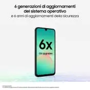 Samsung Galaxy A26 5G Smartphone con Funzioni intelligenti Display Super AMOLED 6.7” 8/256GB 5.000 mAh memoria espandibile Mint