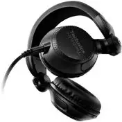 Technics EAH-DJ1200EK Black Cuffie DJ Driver 40mm Cavo Rimovibile