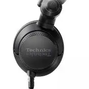 Technics EAH-DJ1200EK Black Cuffie DJ Driver 40mm Cavo Rimovibile