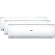 Haier Trendy Condizionatore Fisso Unità Esterna e 3 Unità Interne Trial Split Inverter 9000 + 9000 + 12000 Btu /h con Pompa di Calore Classe A++/A+