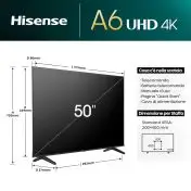 Hisense 50A69N Televisione Smart TV 50 Pollici Led 4K Ultra Hd