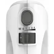 Bosch MFQ24200 Sbattitore CleverMixx 400 W Bianco, Inox spazzolato