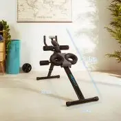 Cecotec AB Trainer Macchina per addominali pieghevole con supporto per dispositivi