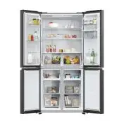Haier Cube 83 Serie 3 HCR3818EWPT frigorifero side-by-side 463L Libera installazione E Antracite