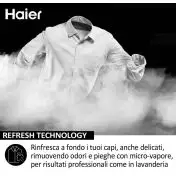 Haier HW80-BP14929A-S lavatrice Caricamento frontale 8 kg 1400 Giri/min Bianco