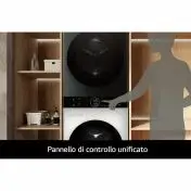 LG WashTower WT1210EGF Colonna Bucato 12/10kg AI DD, Classe A-10%/A+++, Pannello unificato