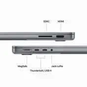 Apple MacBook Pro 14'' M3 chip con 8‑core CPU e 10‑core GPU, 512GB SSD - Grigio Siderale