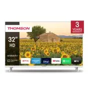 Thomson 32HA2S13W Televisione Smart TV 32 Pollici Led Frameless T2/c2s2 Android 11 Hd Wi-fi Bianco