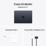 Apple MacBook Air 13'' M4 chip 10-core CPU 10-core GPU, 16GB, 512GB SSD - Mezzanotte