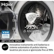 Haier HW80-BP14929A-S lavatrice Caricamento frontale 8 kg 1400 Giri/min Bianco