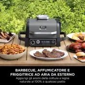 Ninja Barbecue elettrico Woodfire con affumicatore integrato OG701EU