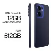 OPPO Reno13 FS 5G AI Smartphone, Tripla fotocamera 50+8+2MP, Selfie 32MP, Display 6.67” 120HZ AMOLED FHD+, 5800mAh, RAM 12GB(Esp4GB/8GB/12GB)+ROM 512GB, [Versione Italia], Luminous Blue