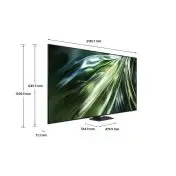 Samsung QN90D TV Neo QLED 4K 98” QE98QN90DATXZT Smart TV Wi-Fi Titan Gray Processore NQ4 AI GEN2, Tecnologia Quantum Matrix, Neo Slim Design, Dolby Atmos