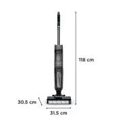 Rowenta X-Clean 4 , Lavapavimenti Senza Fili con Auto-Propulsione e Rilevazione Automatica dello Sporco, Doppio Serbatoio e Sistema di Autopulizia, Autonomia 50' per Tutti i Tipi di Paviment