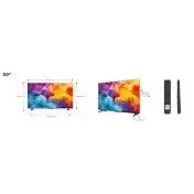 TCL 50P655 Televisione Smart TV 50 Pollici Led 4K Ultra Hd Serie P65 Dolby Audio Google TV