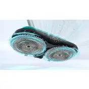 Bosch Scopa elettrica lavapavimenti 2in1 Unlimited 7 ProHygienic Aqua Bianco