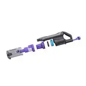 Black & Decker BHFEA640WG Aspirapolvere a bastone Batteria Secco Ciclonico Senza sacchetto 0,75 L Nero, Acciaio inox