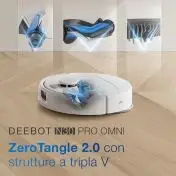 Ecovacs Deebot N30 Pro Omni 0,35 L Robot Aspirapolvere Senza sacchetto Bianco