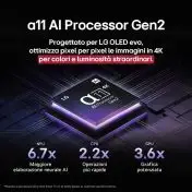 LG OLED evo AI OLED55G54LW TV Serie G5 55'' 4K, α11 Gen2, Brightness Booster Ultimate, 60W, 4 HDMI 165Hz, Smart TV 2025