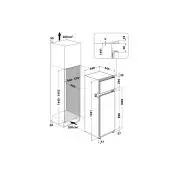 Hotpoint Frigorifero combinato ad incasso BDFS 2422