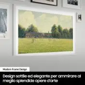Samsung QE65LS03DAUXZT Televisione Smart TV 65 Pollici Qled 4K The Frame Black Matte Display Processore Quantum 4K Modern Frame Design Dolby Atmos
