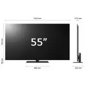 LG Oled55G46LS Televisione Smart TV 55 Pollici Oled Evo 4K Serie G4 Base Inclusa