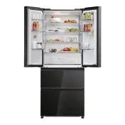 Haier FD 70 Series 3 HFR3718ENGB frigorifero side-by-side Libera installazione 402 L E Nero