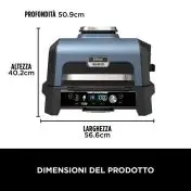Ninja Barbecue elettrico e Affumicatore Woodfire Pro Connect XL OG901EU