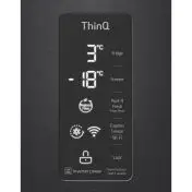 LG GMB844MC4E Frigorifero Multidoor Slim, Classe E, 530L, Wi-Fi, Total No Frost, Nero