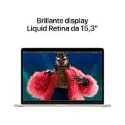 Apple MacBook Air 15": Chip M3 con CPU 8-core e GPU 10-core, 256GB SSD - Galassia