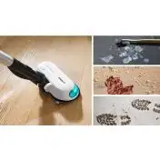 Bosch Scopa elettrica lavapavimenti 2in1 Unlimited 7 ProHygienic Aqua Bianco