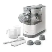 Philips Viva Collection 5000 Series, Macchina per la pasta fresca, Pasta Maker HR2345/19 - Compatto, con 4 trafile