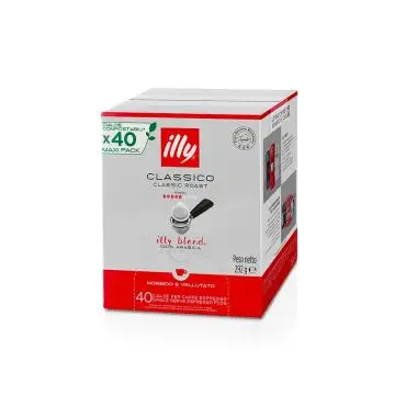 Illy 40 Cialde ESE 44mm Caffè Tostato Classico , 153566