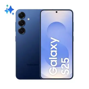 Samsung Galaxy S25 Smartphone AI, Display 6.2'' FHD+ Dynamic AMOLED 2X, Fotocamera 50MP, RAM 12GB, 512GB, 4.000 mAh, Navy , 157110