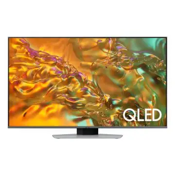 Samsung Q80D Televisione Smart TV 50 Pollici Qled Processore NQ4 AI GEN2 4K AI Upscaling Simple Chamfer Design Dolby Atmos Eclipse Silver , 153329