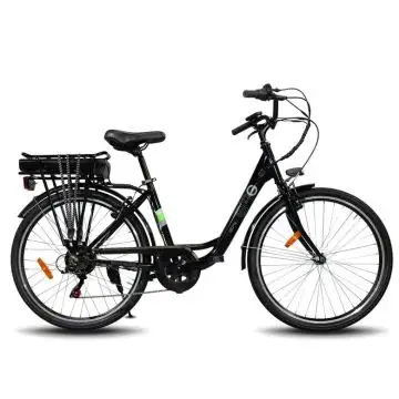 EMG Sea-TY 26CST01 Bicicletta Elettrica E-bike 26'' Batteria 36V 12.8ah 250W max 110kg Nero , 158194