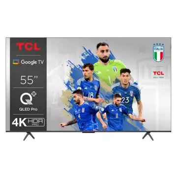 TCL 55C655 Televisione Smart TV 55 Pollici Qled 4K Serie C6 Dolby Vision Atmos Google TV Audio Onkyo , 153313