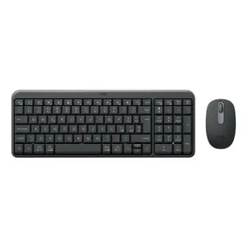 Logitech MK250 Compact Bluetooth Wireless Combo tastiera Mouse incluso Universale RF senza fili + Bluetooth Italiano Grafite , 161129