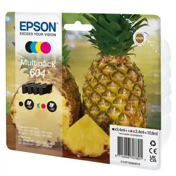 Epson 604 cartuccia d'inchiostro 4 pz Originale Resa standard Nero, Ciano, Magenta, Giallo , 144612