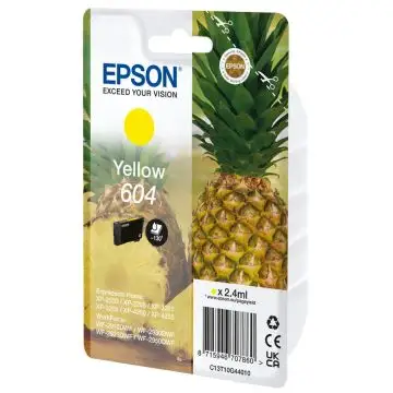 Epson 604 cartuccia d'inchiostro 1 pz Originale Resa standard Giallo , 144611