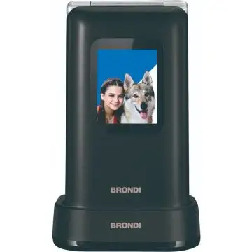 Brondi Amico Prezioso 4,5 cm (1.77") Nero, Metallico Telefono cellulare basico , 143060