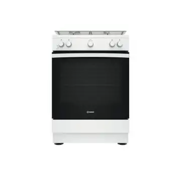 Indesit IS67G1KMW/E Cucina Gas Nero, Bianco A+ , 145811