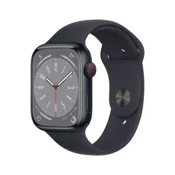 Apple Watch Series 8 GPS + Cellular 45mm Cassa in Alluminio color Mezzanotte con Cinturino Sport Band Mezzanotte - Regular , 143857