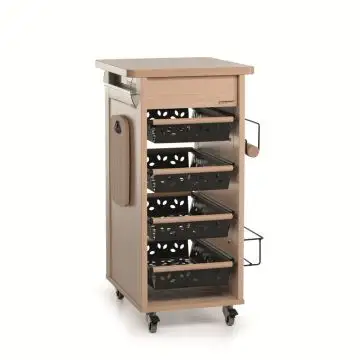 Foppapedretti Bistrot Metallo Truciolato, Legno Legno naturale , 152983