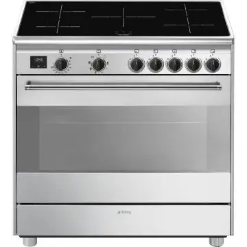 Smeg Concert BG91IX2 cucina Cucina freestanding Piano cottura a induzione Stainless steel A , 142419