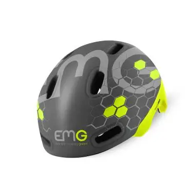 EMG Casco powered by GIVI, con luce led posteriore omologato per bicicletta e monopattino elettrico , 157046